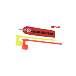 RIFLE Chamber Flag, 2-pack with DAA keychain