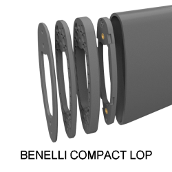 Straight Benelli Compact recoil pad adapter kit