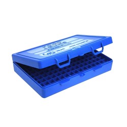 RC-TECH FOOD4GUNS AMMO BOX FOR 9MM 150RDS BLUE