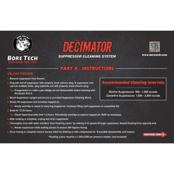 Bore Tech Decimator Suppressor Cleaning System